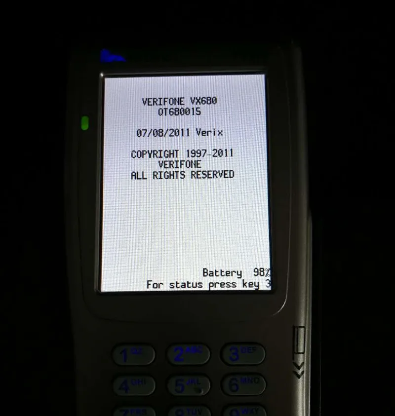 Б/у/Восстановленный pos терминалы Verifone Vx680 GPRS CTLS|Приемник и антенна GPS| |