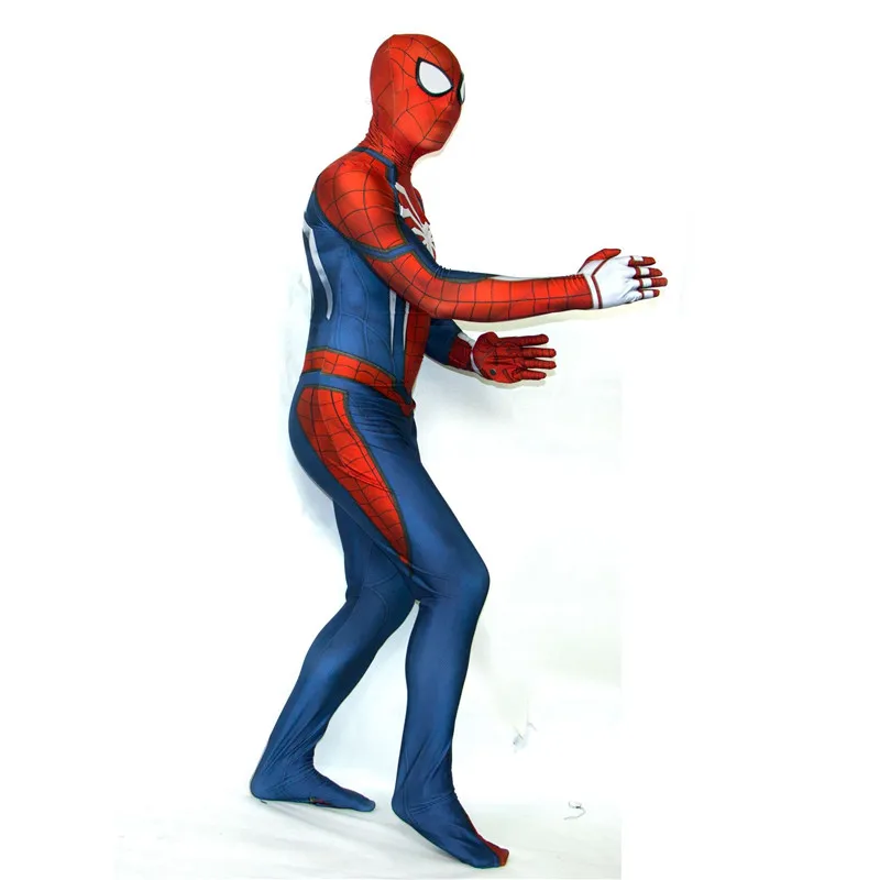 Игра PS4 паук косплей 3D печатных спандекс человек костюм боди Zentai комбинезон Супер Герои Хэллоуин для детей и взрослых
