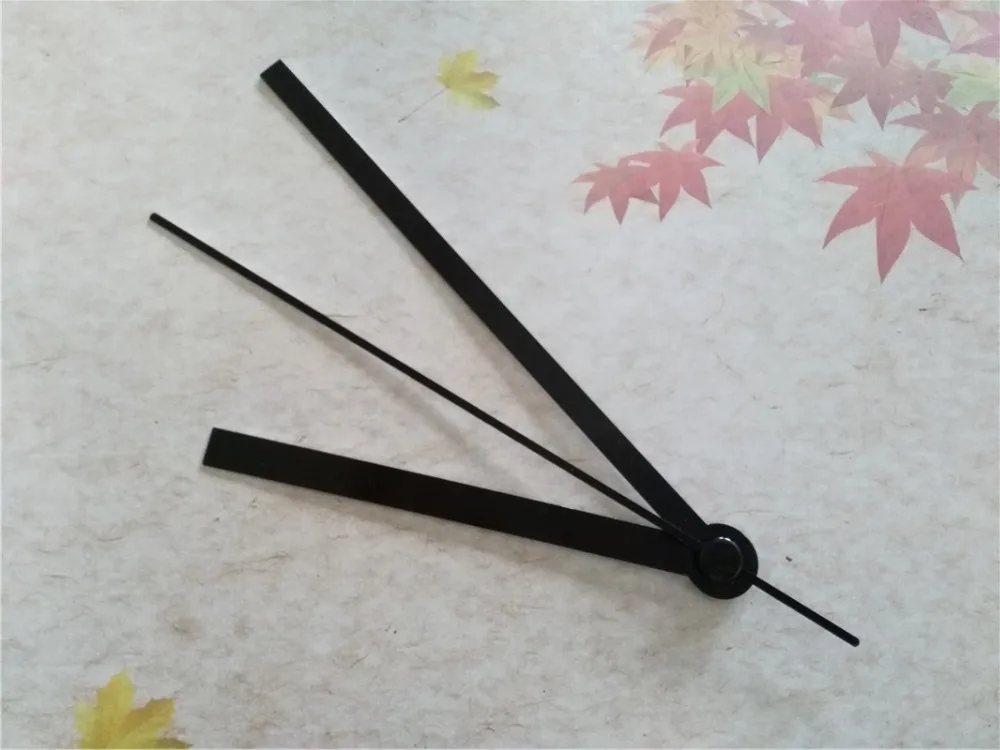 Новинка 50 наборов металлические черные кварцевые часы для рукоделия запчасти