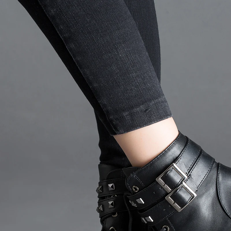 Новинка 2017 Весна Осень Женские Брюки карандаш женские брюки с высокой талией