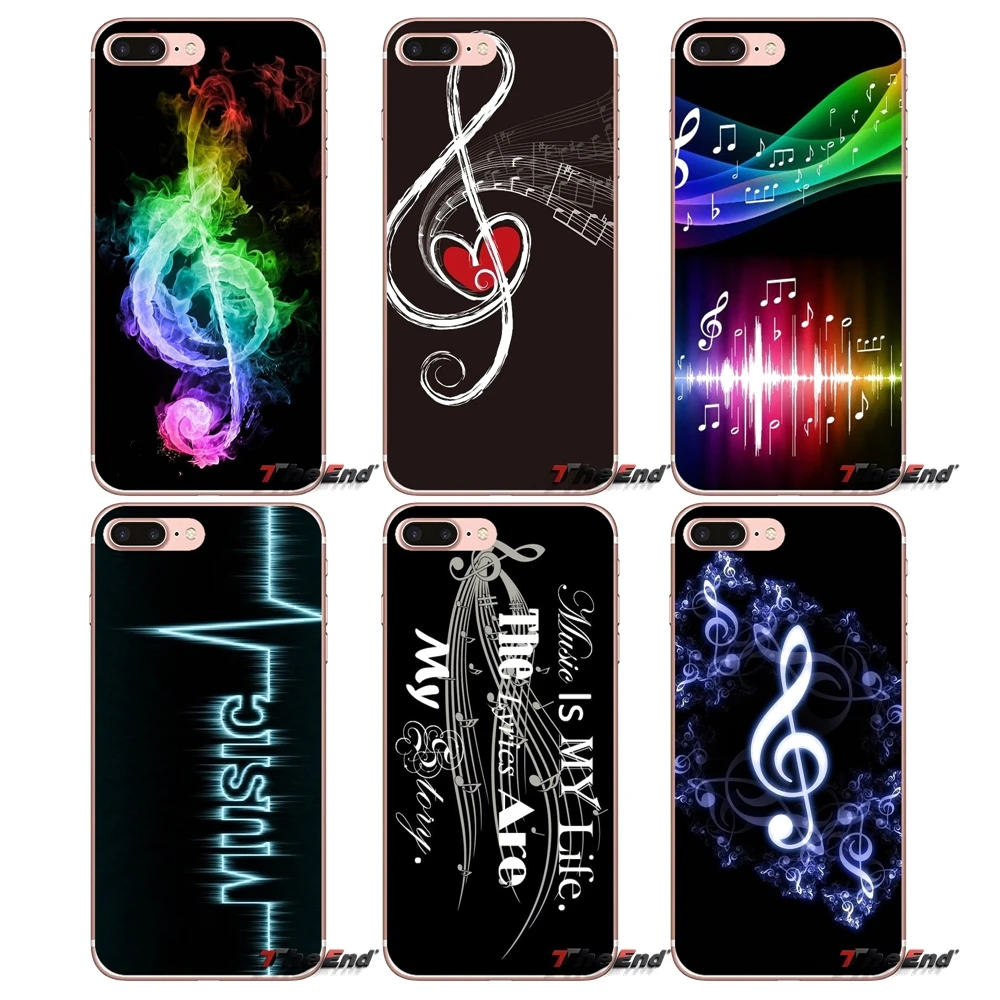Прозрачный ТПУ чехол music is my life Pattern для Huawei G7 G8 P7 P8 P9 Lite Honor 4C 5X 5C 6X Mate 7 8 9 Y3 Y5 Y6 II 2 Pro