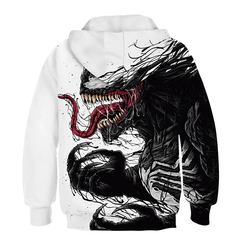 Sudadera/толстовка с символикой Человека-паука, Детский свитер г. Осенняя уличная одежда в стиле хип-хоп для мальчиков и девочек, толстовка с капюшоном с 3D принтом Marvel для подростков