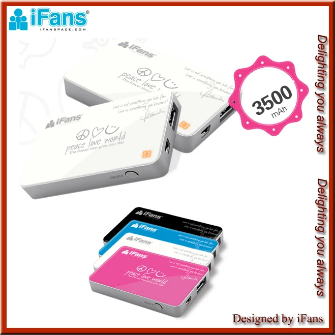 Горячая распродажа 3500 мАч универсальное зарядное устройство для смартфона