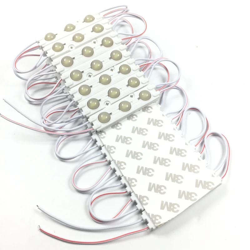 

5730 3 SMD инжекционная круглая шариковая линза, светодиодный модуль высокой яркости 12 В, водонепроницаемые белые лампы высокой яркости, беспла...