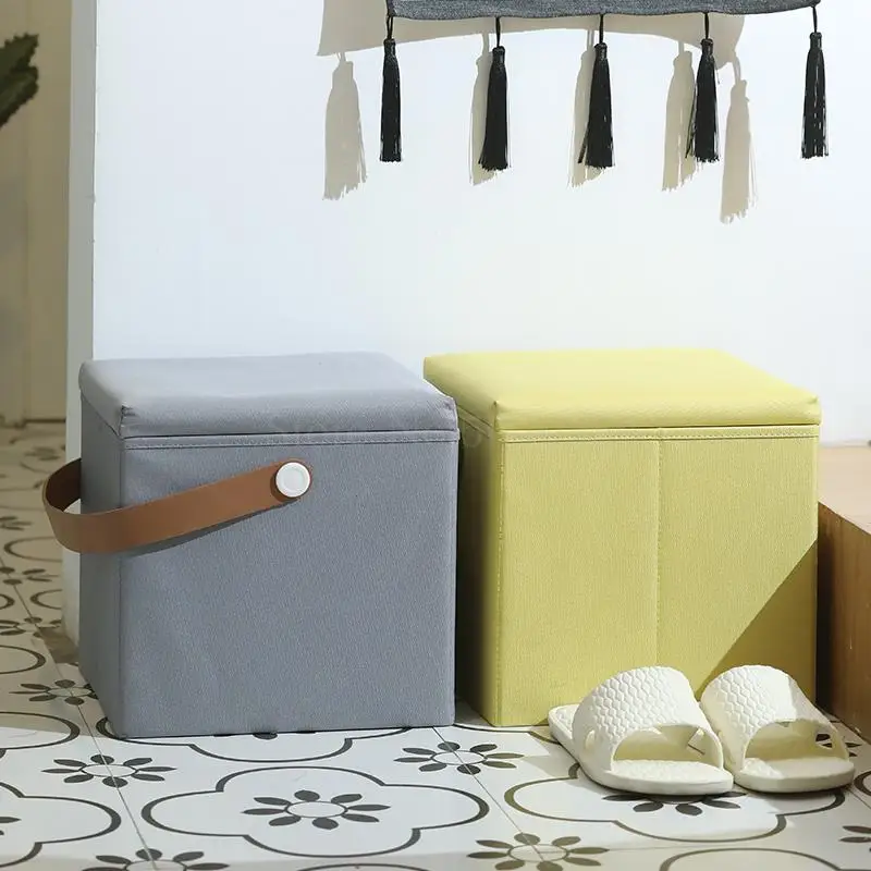 Многофункциональный детский стул тканевый домашний для обуви хранения