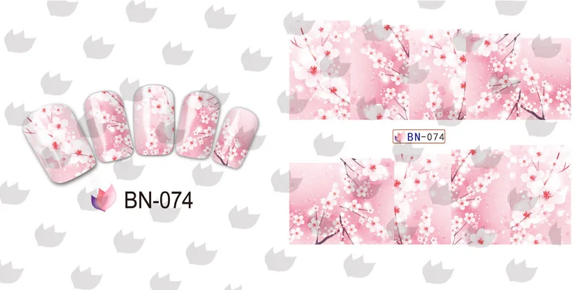 В продаже! 1 лот = 20 листов 12 в одном листе новый стиль ногтей водные наклейки