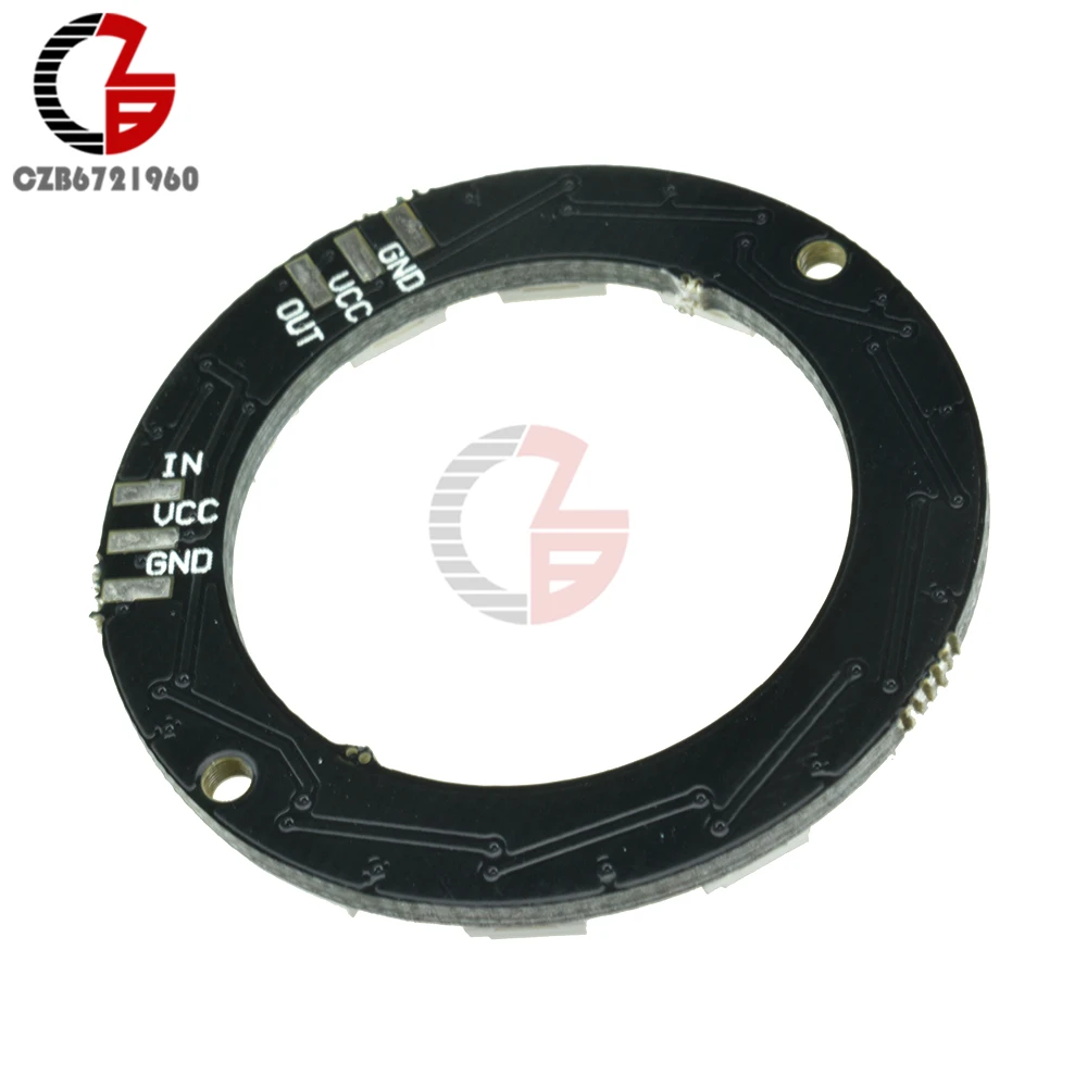 Светодиодный RGB Ring 12 бит WS2812 5050 светодиодный + интегрированный модуль драйвера