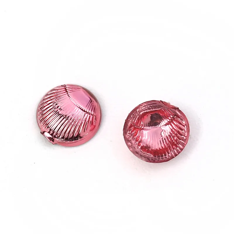 DoreenBeads акриловое купольное уплотнение круглый кабошон зеленый красный перо