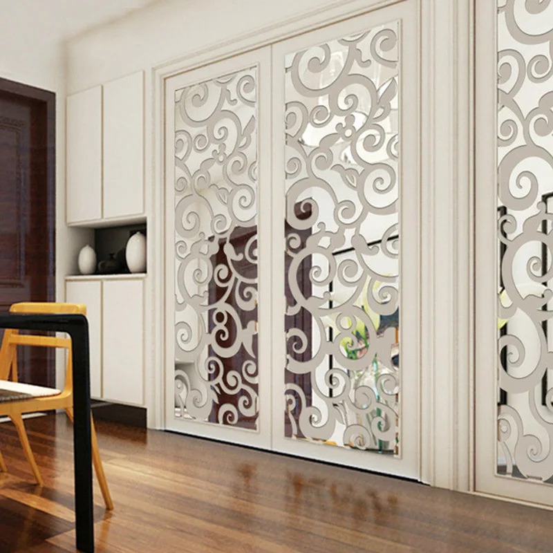 Акриловые декоративные зеркальные настенные наклейки сделай сам экологически