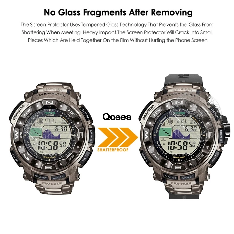 (2 шт) для Casio PRW 2500 протектор экрана из закаленного стекла Ультратонкий Прозрачный