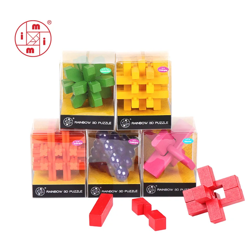 Деревянные пазлы MITOYS IQ в классическом стиле обучающие игрушки для детей и