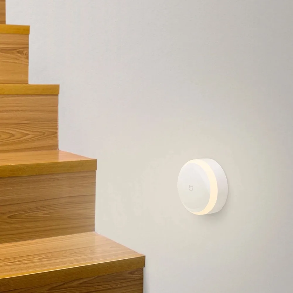 Оригинальный Xiaomi Mijia датчик движения Ночной Свет регулировка яркости умный