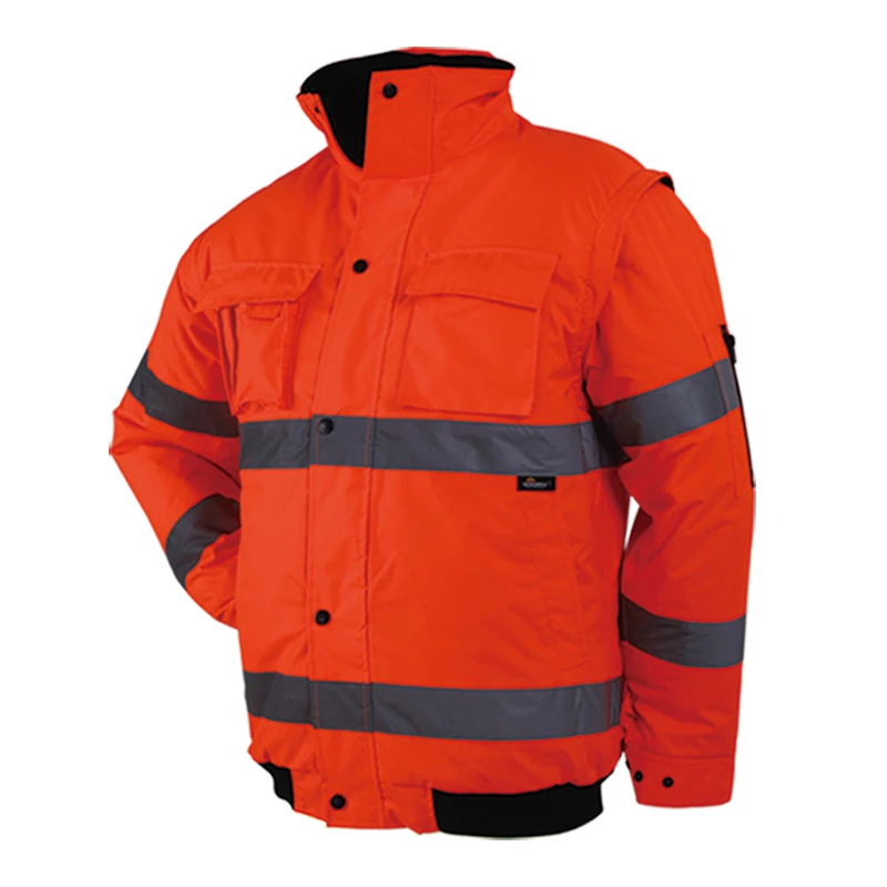 Здравствуйте hi Vis защитная куртка-бомбер для зимы непромокаемая куртка со