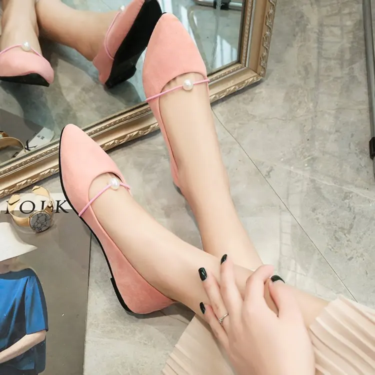 Плюс Size35-41 повседневная женская обувь Туфли без каблуков Карамельный цвет