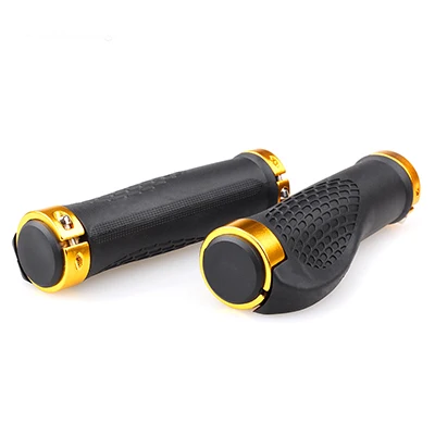 yellow Coolchange, велосипедные ручки MTB руль для горного велосипеда, подтверждая блокировку на резиновый чехол для рукоятки руля велосипеда - Цвет: yellow