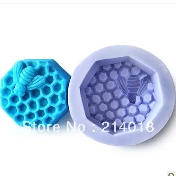 

Bees modelling 3D soap mold Cake decoration mold Cake mold manual Handmade soap mold candle NO.:SO-012