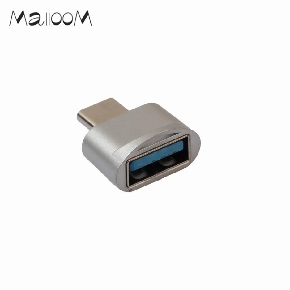 Malloom USB-C type-C штекер USB Женский мини-адаптер OTG 2,0 конвертер для samsung Galaxy Note 8 Прямая поставка