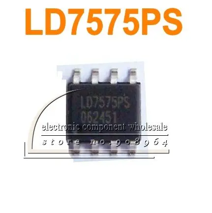 30 шт./лот LD7575PS LD7575 SOP 8 ШИМ контроллер зеленого режима с высоковольтным ЖК чипом