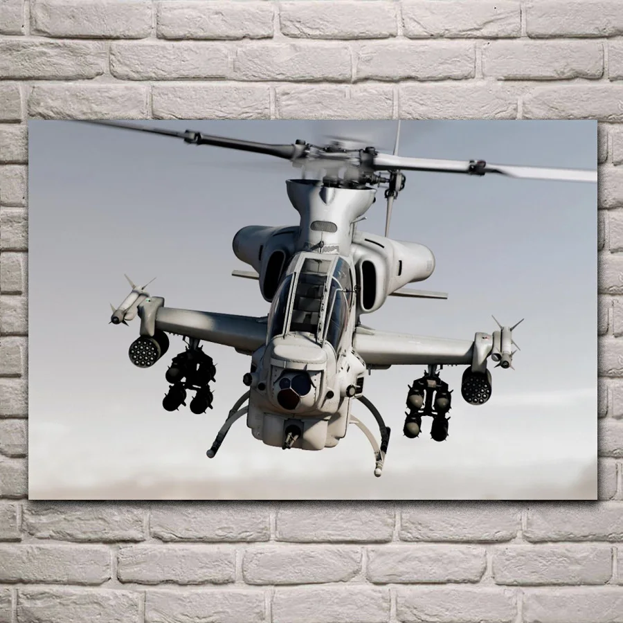 

bell ah 1z viper helicopter us marine military posters on the wall picture home living room decoration for bedroom KE825
