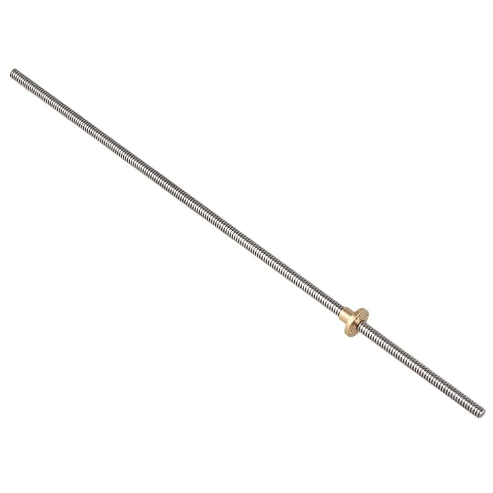 

Stainless Steel L450mm D8mm 2mm Lead Screw Rod with Nut Z Axis for 3D Printing General Machine Tool