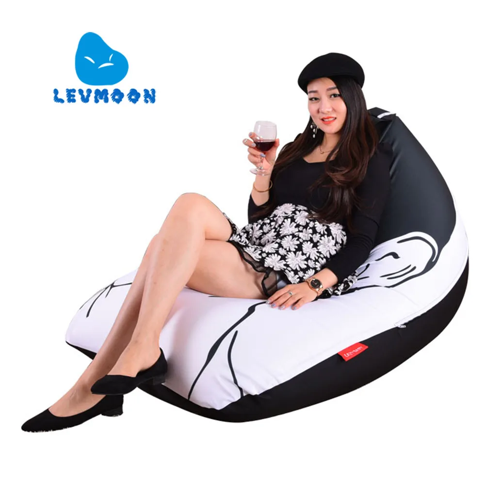LEVMOON Beanbag кресло для дивана Yao Ming Seat Zac удобная сумка кровати без наполнителя