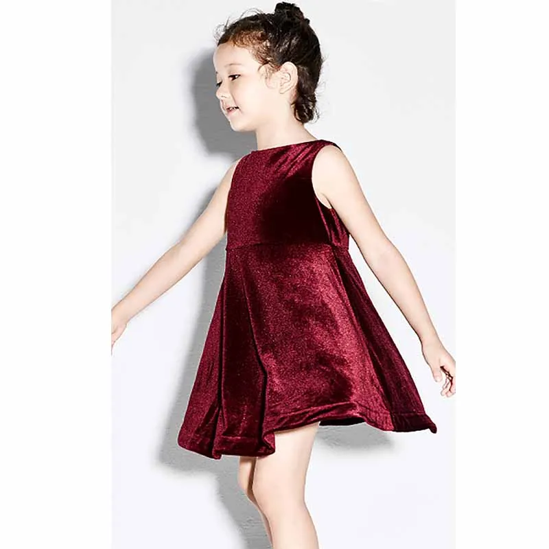Girls Kids velvet Dresses 2018 Spring Summer Children Clothing For Princess Wear Party Gifts Fashion Style Dress Costume | Детская