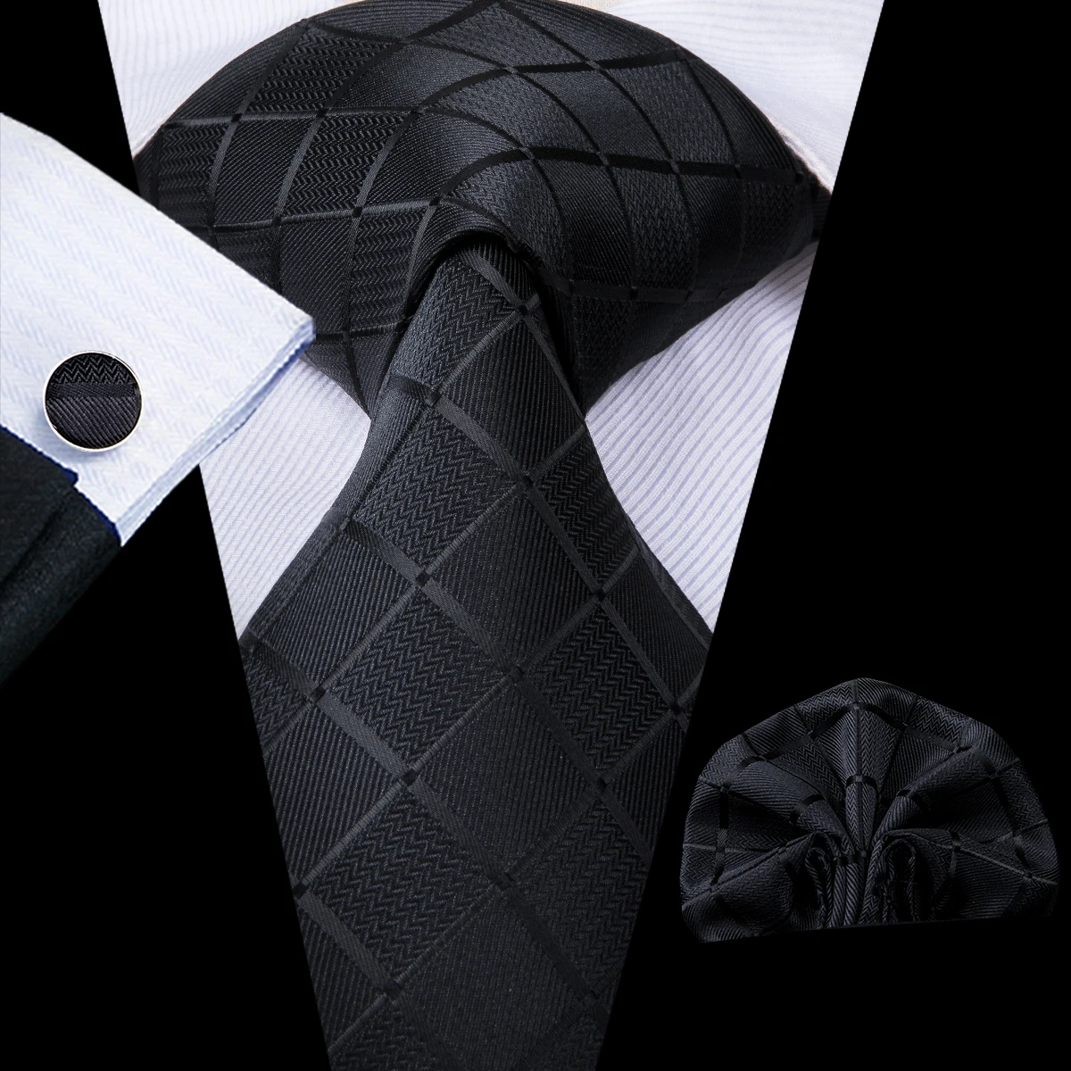 Hi Tie мужской роскошный брендовый Шелковый галстук 2019 классический деловой для