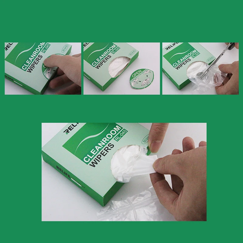 50PCS Cleanroom wipers Microfiber Glasses Cleaning Cloth For Camera Lenses Phone Screen Wipes Cell Laptop screen | Инструменты