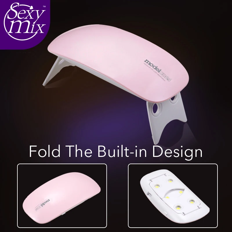 Сексуальная смесь Профессиональный французский маникюрный набор с 6 Вт Сушилка