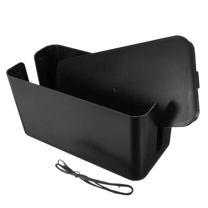 

Cable Protection Storage Box Plastic Removable Cover Design Convenient Power Switch Heat Emission Prevent Dust Safety Organizers