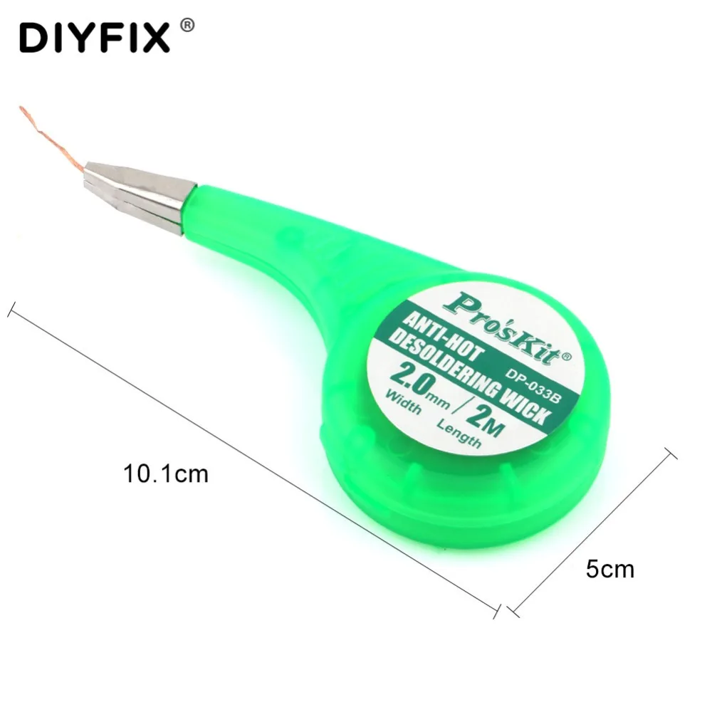 Фитиль для удаления припоя DIYFIX оплетка Вакуумная присоска насос инструмент BGA