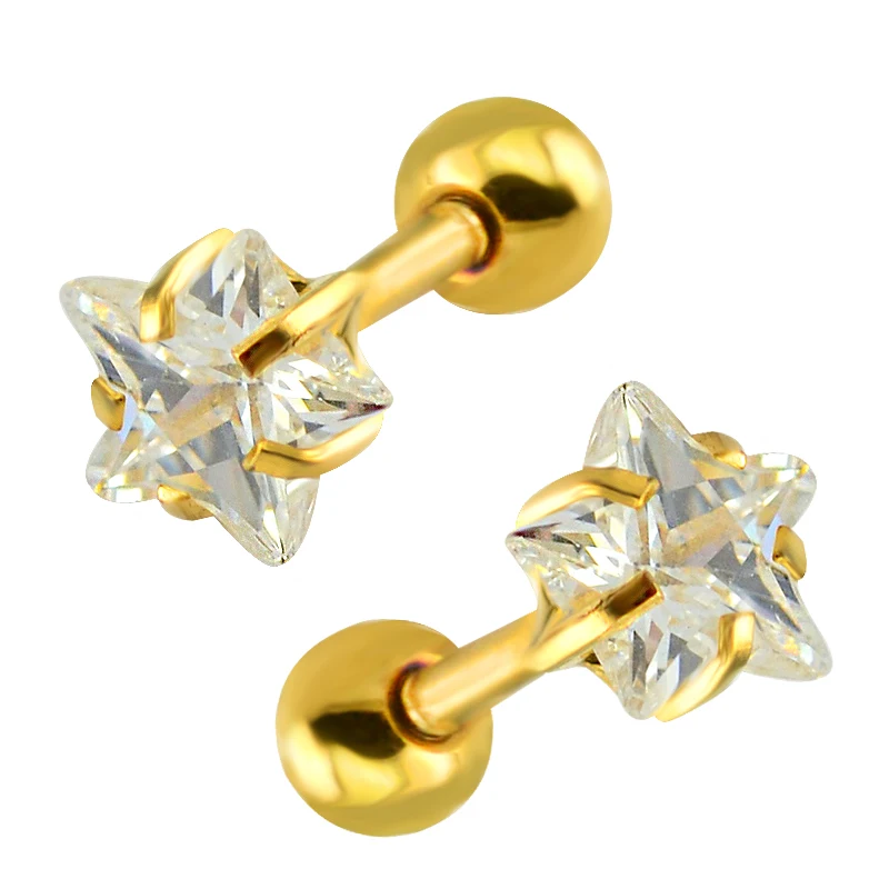 Модные серьги-пусеты с цирконием 1 пара модные для женщин и девочек | Украшения