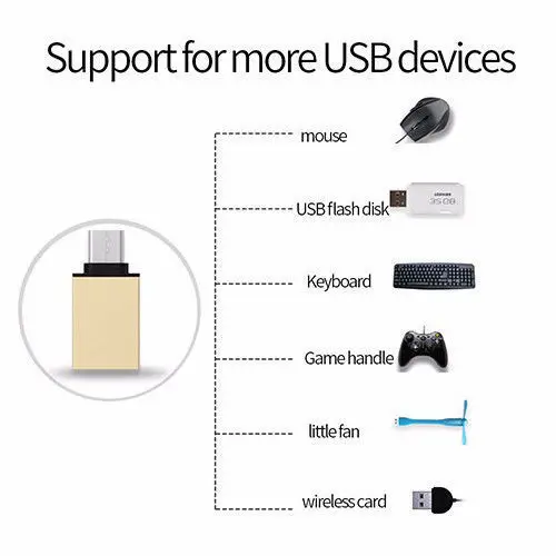 USB C адаптер для синхронизации данных Type с разъемом 3 0 OTG телефона Macbook алюминиевый