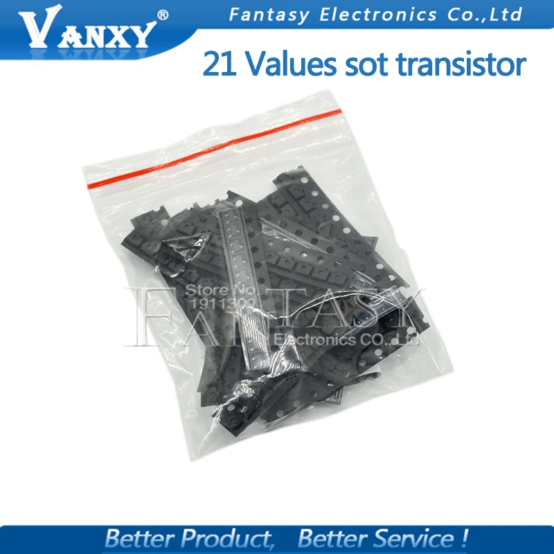21values* 10 шт. = 210 шт. СОТ-23 2N2222 TL431 S8050 S8550 2N3906 MMBTA42 MMBTA92 MMBT5401 SOT23 транзисторный комплект посылка