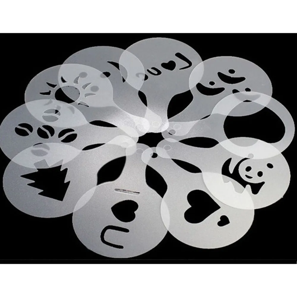 Новая Пластиковая форма для гирлянды 16 шт. модная кофейная печатная модель