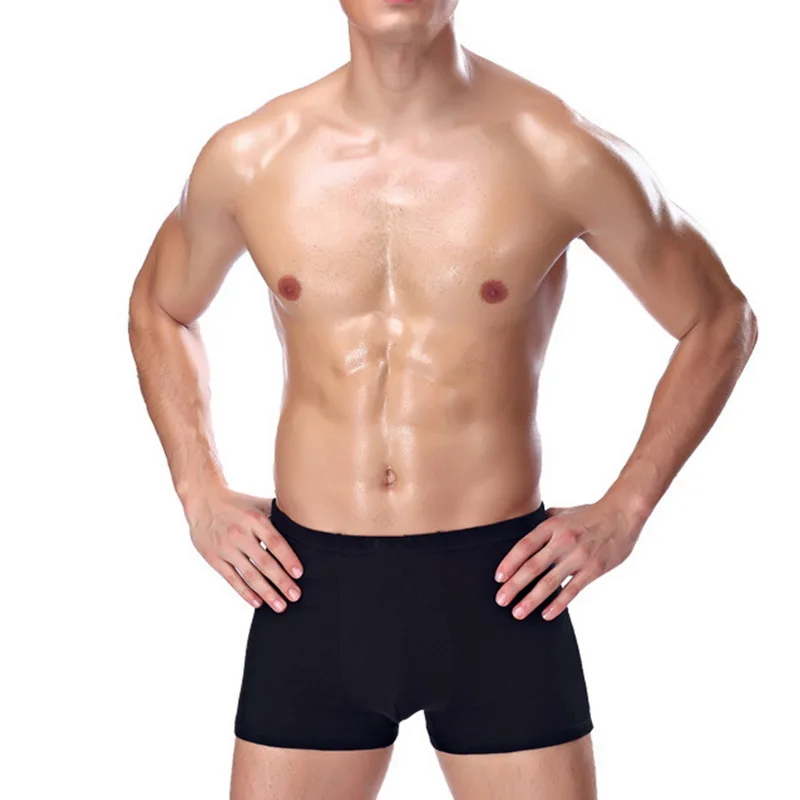 Новинка 2019 мужские сексуальные боксеры из модала купальный костюм Sunga однотонные