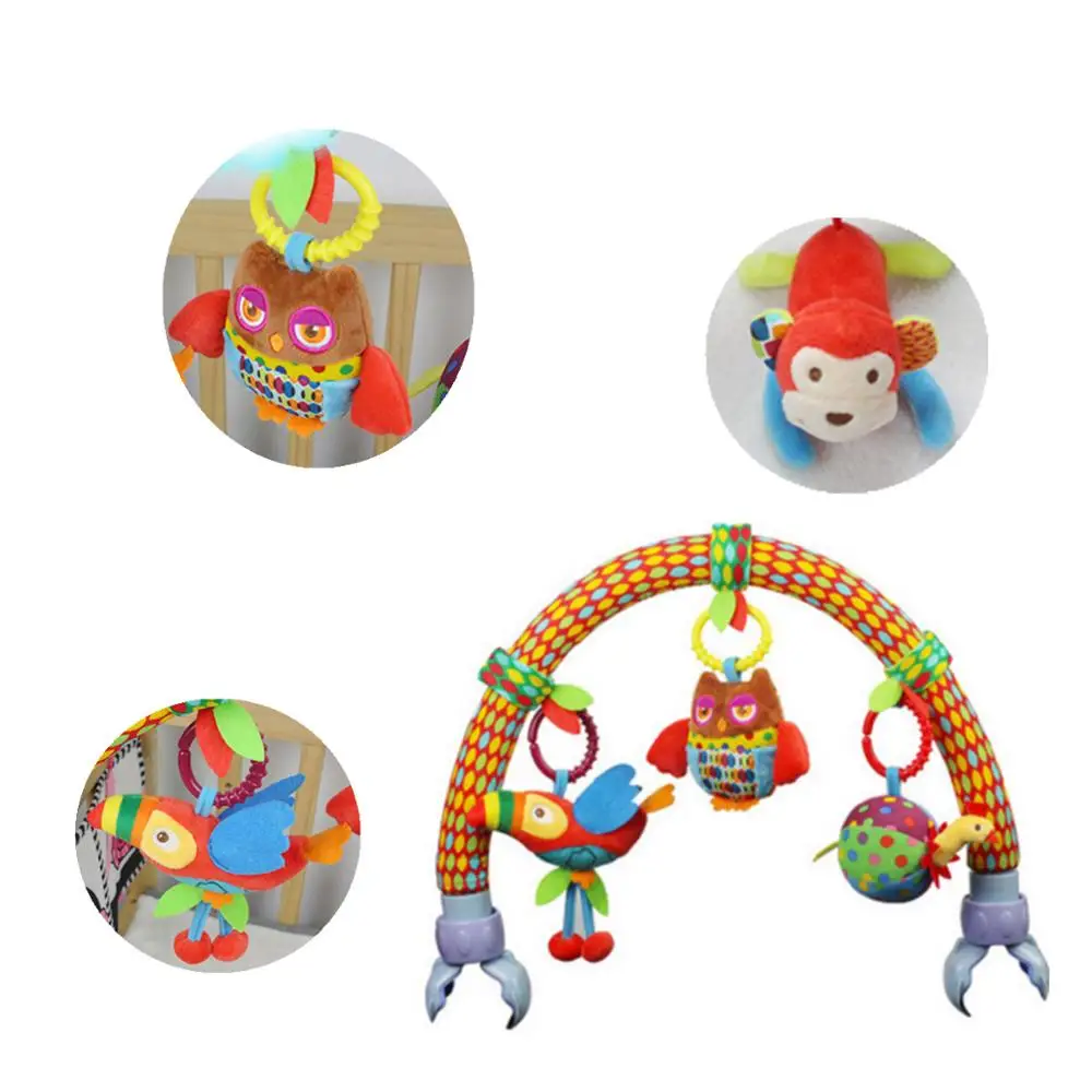 Детские подвесные игрушки арки Путешествия панель активности детская кровать