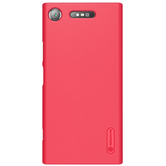 Красный Чехол для sony Xperia XZ1, чехол, 5,2 дюймов, NILLKIN, матовый щит, Матовый Жесткий чехол на заднюю панель, чехол для sony Xperia XZ1, чехол для телефона - Цвет: Красный