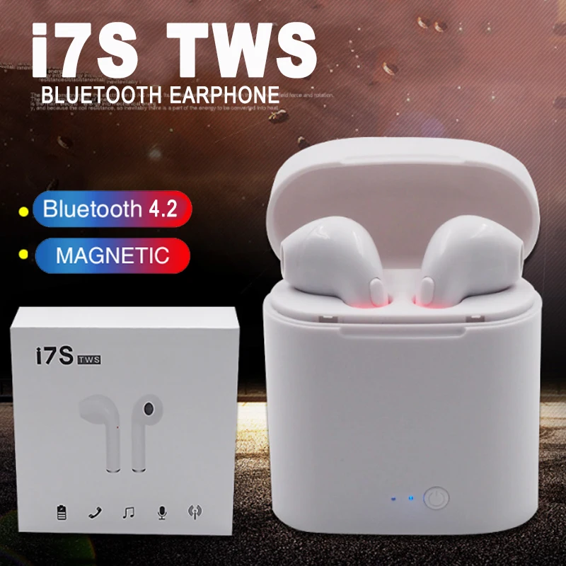 I7s i9s TWS беспроводные Bluetooth наушники в ухо музыкальные набор стерео гарнитура для