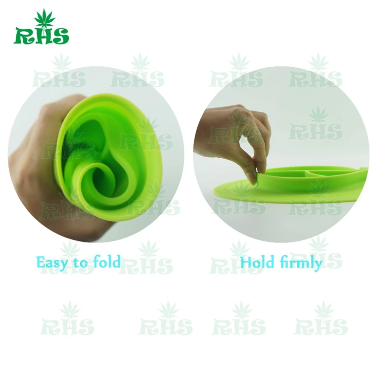 2 шт. Бесплатная доставка Цельный силиконовый столовых пластины для детей