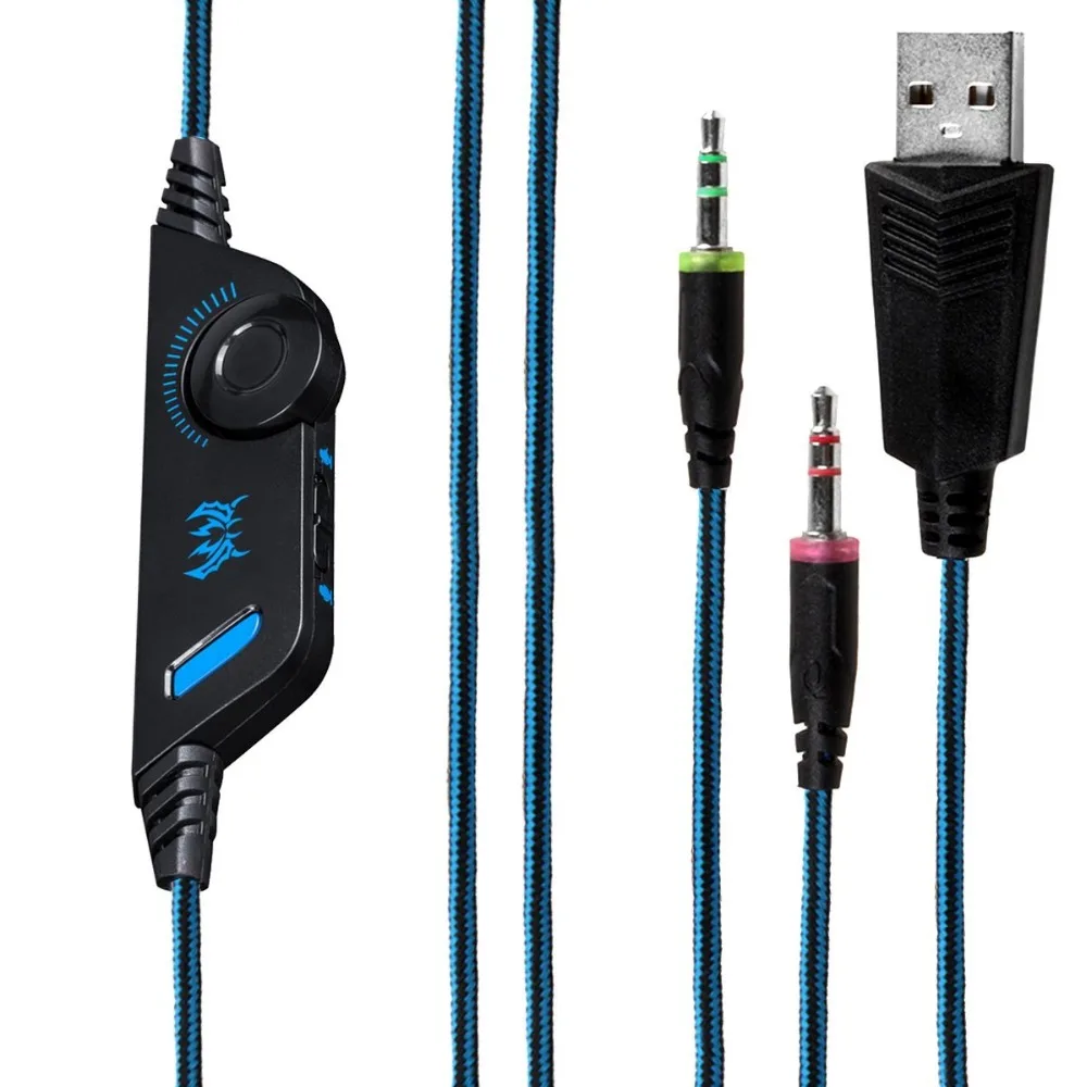 Стереогарнитура G2000 с защитой от шума и ослепительными лампочками игровая