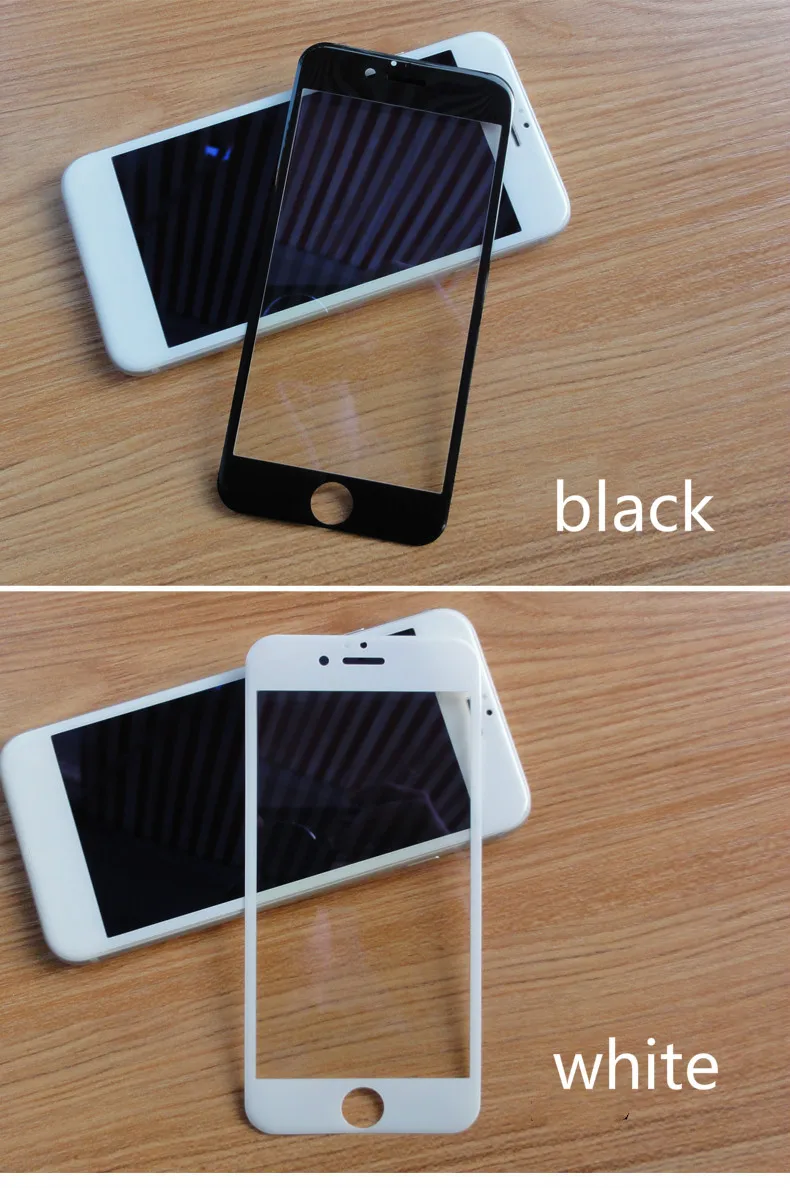 Закаленное 3d-стекло с мягкими краями и полным покрытием для iPhone 7 защита экрана
