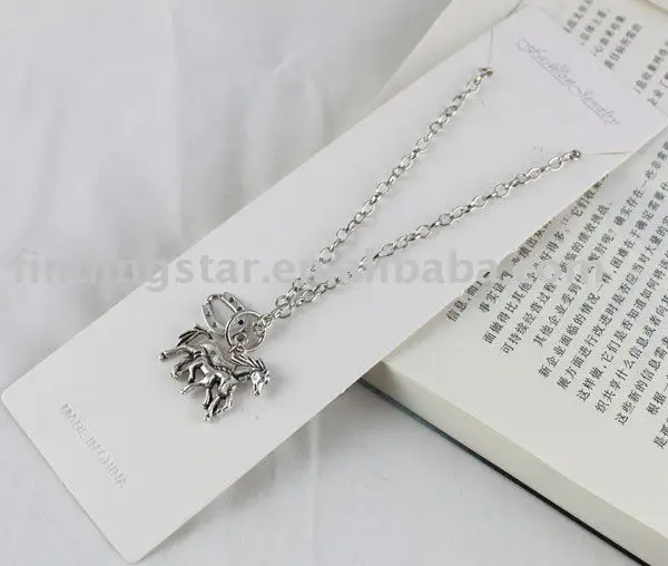 

Бесплатная доставка, 3 шт., тибетская искусственная кожа и подвеска «Собачья лошадь», ожерелье #20044