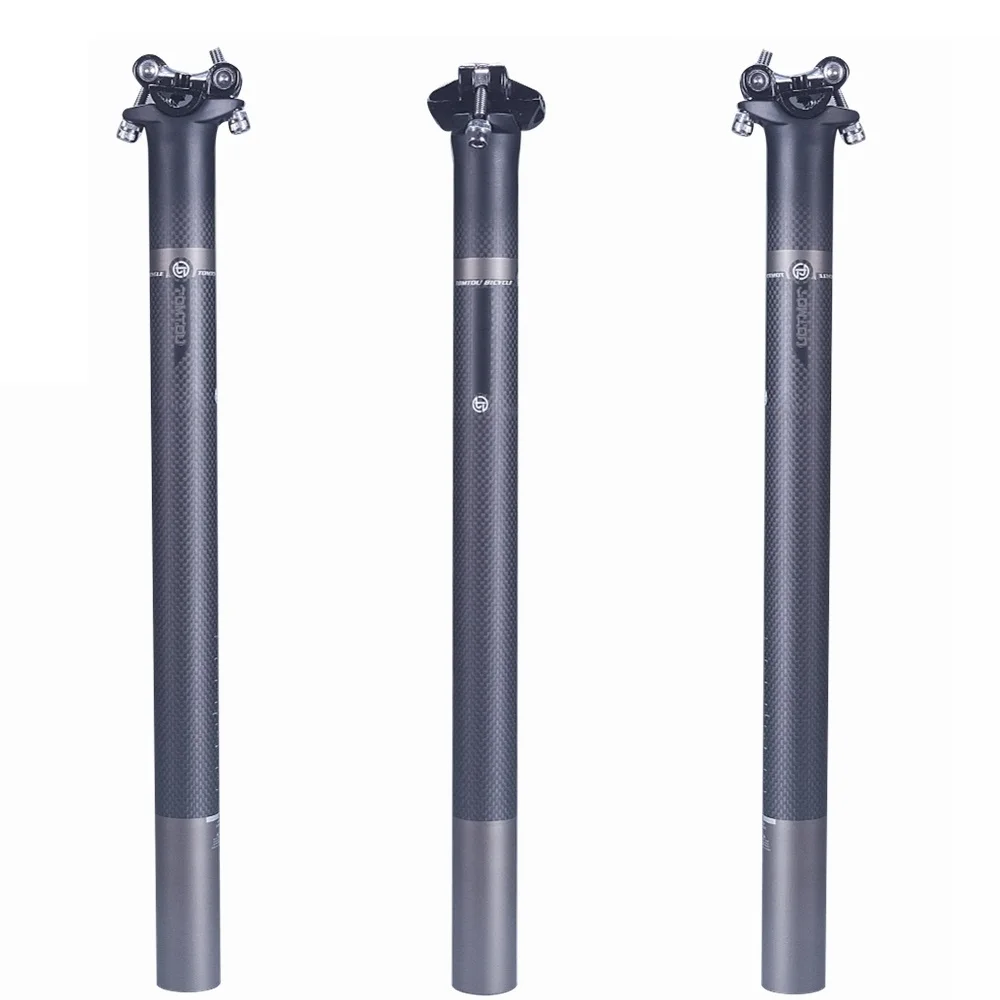 

TOMTOU High Quality Carbon Fibre Road Bicycle Handlebar + Bike Seatpost + Cycling Stem For Road Bicycles Parts - TX7T67