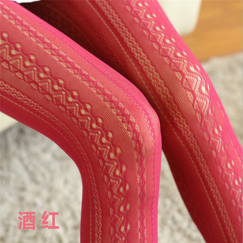 4 однотонных цвета Длинные пикантные женские чулки теплые до бедра выше колена