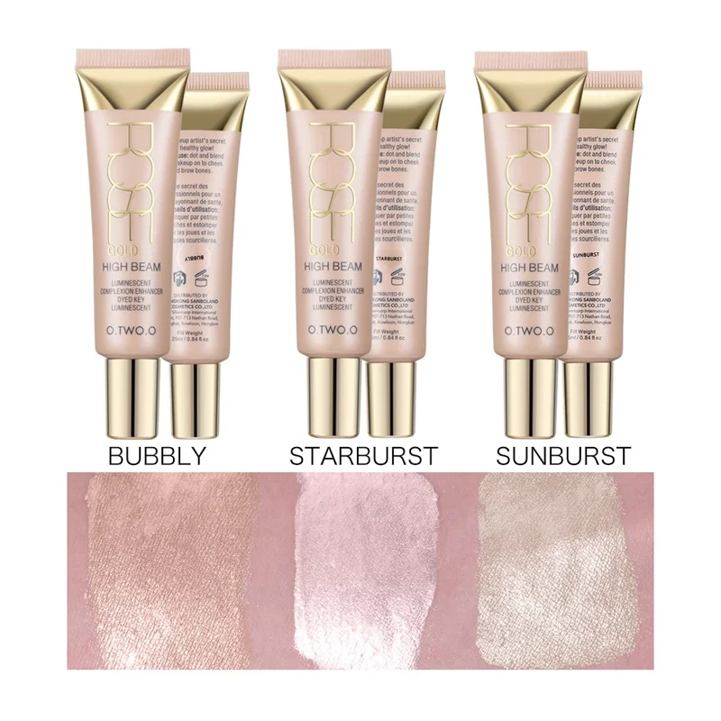 Highlighter Creams Face Makeup Waterproof White Illuminante Contour Shimmer Glow Brighten Liquid 9104 | Красота и здоровье