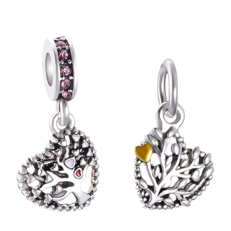 Новые модные оригинальные бусины в виде дерева жизни, подходят для брендовых браслетов и ожерелий для женщин, украшения «сделай сам»