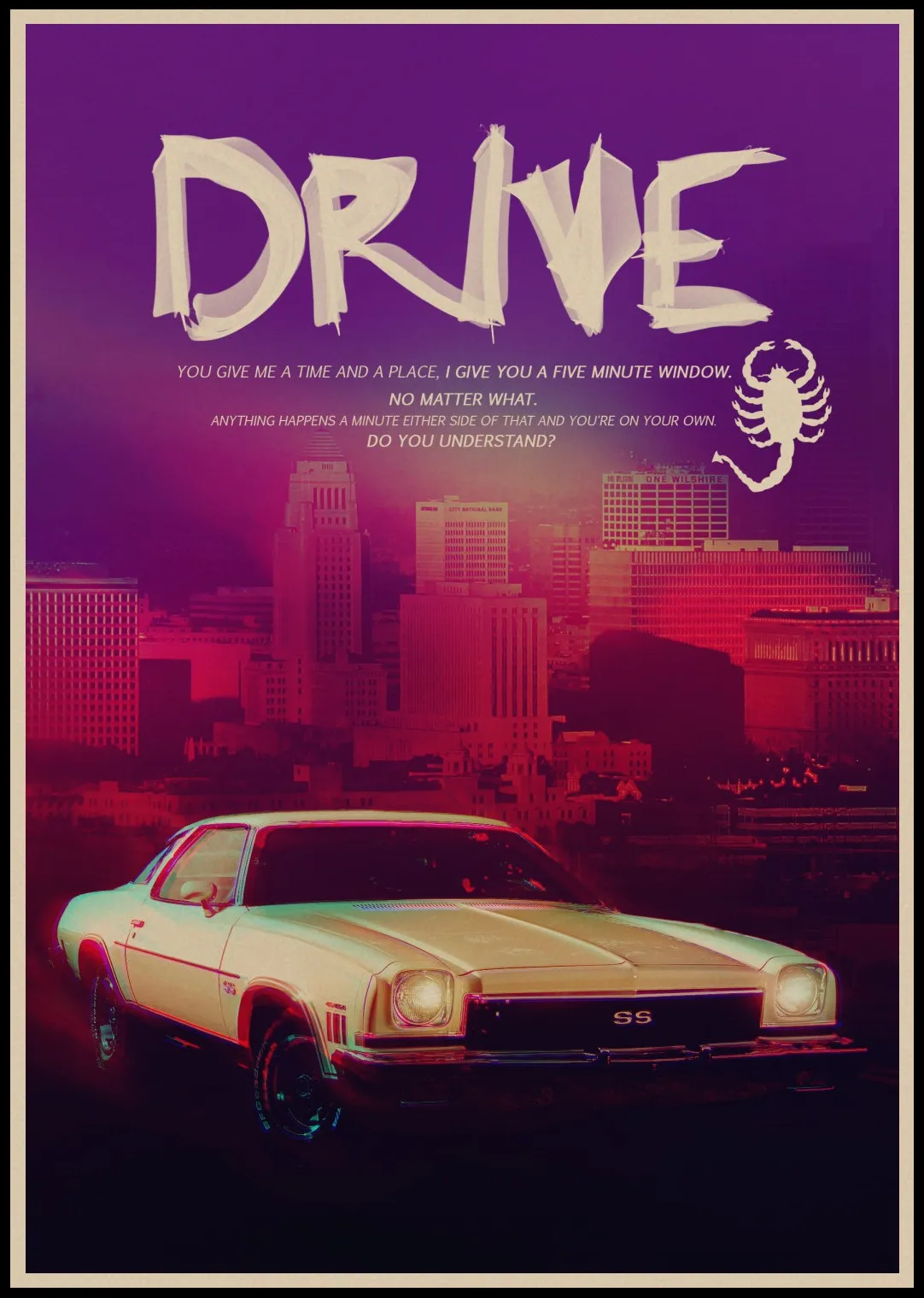 Плакат Райан Гослинг плакат из фильма крафт бумага печатные настенные плакаты