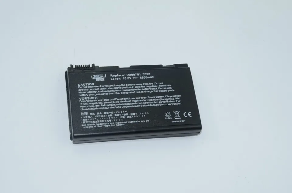 Jigu Аккумулятор для ноутбука ACER Extensa 5210 5220 5230 5420 5610 5620 5630 7220 7620 TravelMate 5230 5320 5520 5530 5710 5720 Grape32