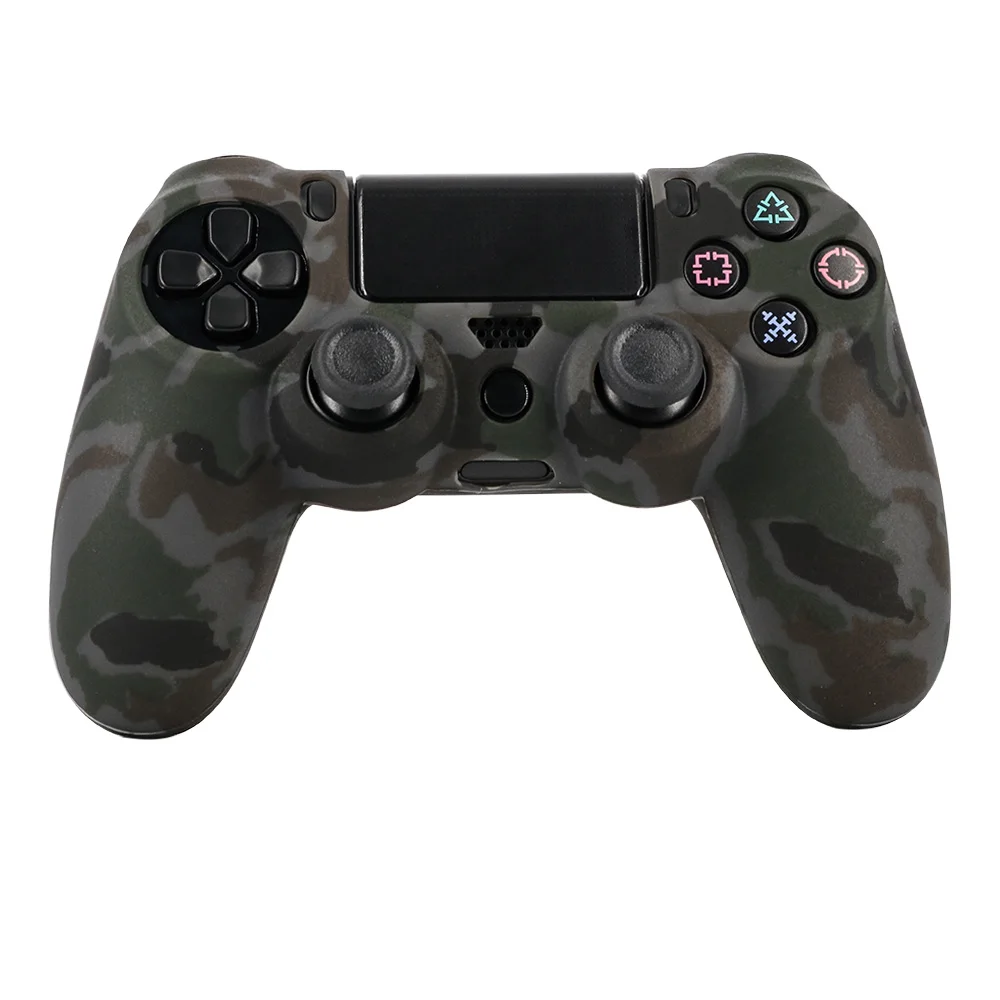 YTTL 10 шт./лот чехол для ps4/ps4 pro/ps4 тонкий Камуфляжный силиконовый защитный PS4
